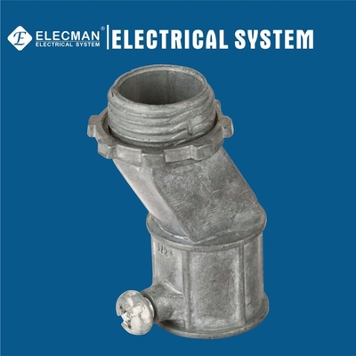 Zinc Die Cast EMT Offset Set Screw Conduit Connectors UL Listed